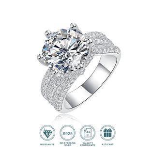 Luxury Brilliant Wedding Engagement Ring