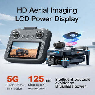 Xiaomi GT8 Drone 4K Professional HD Camera Aerial FPV Avoiding Obstacle 3Battery Large Screen Remote Control Folding RC Drone