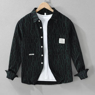 Vintage Polo Neck Loose Casual Shirt