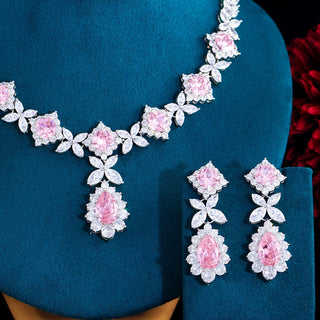 Cubic Zirconia Wedding Party Jewelry Sets