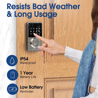 Smart Keyless Entry Deadbolt Door Lock