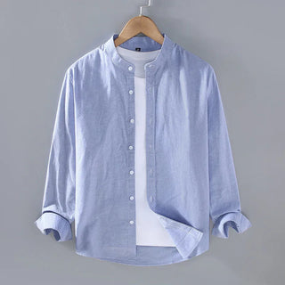 Men's Linen Long Sleeve Shirt