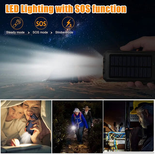 External Strong Light Solar Power Bank