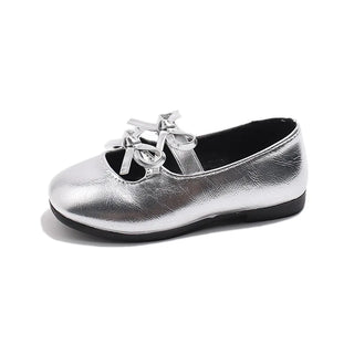 Elegant Princess Bowknot Leather Shoes
