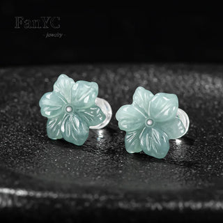 Superior natural jadeite blue water