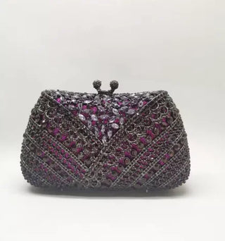 Luxury Diamond Cocktail Party Clutch Purse