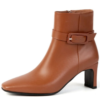 Women's Designer Buckle Ankle Boots