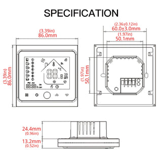 Electric Floor Heating Smart Thermostat
