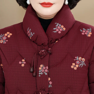 High-quality Embroidered Warm Coat