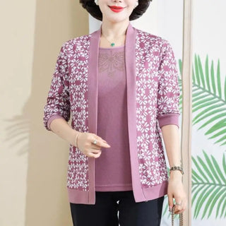 Women's Pullover Diamonds Knit Chic Tops