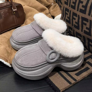 Warm Fleece Plush Indoor Slippers