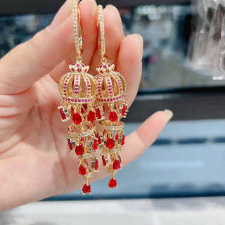 Long Aeolian Bells Tassel Earring