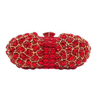 Evening Crystals Bridal Party Clutch Purse