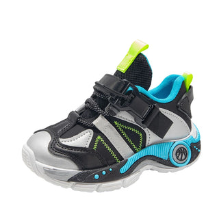 Autumn Sport Shoes For Children PU Leather Teenager Girl's Sneakers Outdoor Running Shoes For Kids Breathable Boy's Footwear