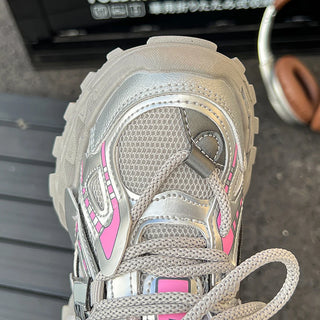 Trend Fashion Teenager Girl's Sneakers PU Leather Waterproof Kid's Sneakers Soft-soled Breathable Children's Sport Shoes