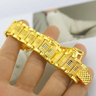 Luxury Wide Personalized Men's Bracelet
