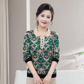 Trendy Diamond Stamping Fashion Top