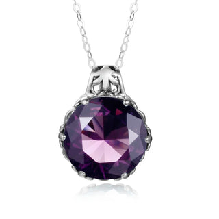 Aquamarine Vintage Gemstone Birthstone Pendant