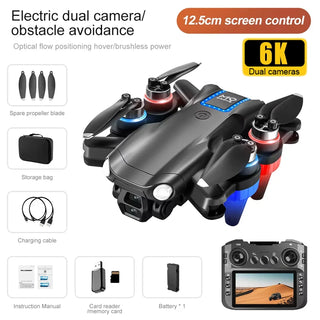 Xiaomi M9 Brushless Drone Aerial Photography With Screen Control Folding Remote-controlled Obstacle Avoidance Aircraftt