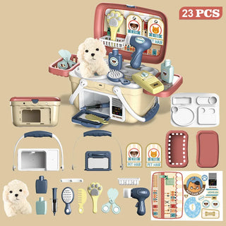 Toddlers Veterinarian Play Doctor Kit