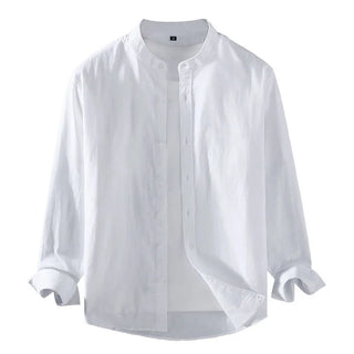 Men's Linen Long Sleeve Shirt