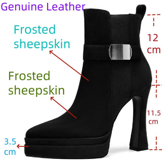 Classy Super High Heels Ankle Boots