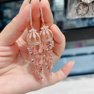 Long Aeolian Bells Tassel Earring