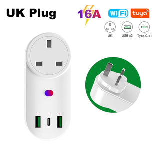 Smart WiFi Voice Control Socket Outlet