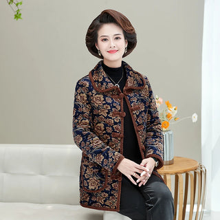 Northeast Ethnic Fleece Warm Coat