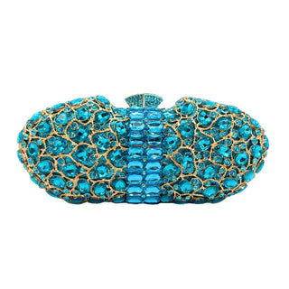 Evening Crystals Bridal Party Clutch Purse
