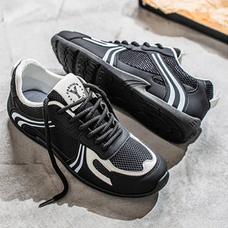 Plus Size Outdoor Men Sports Shoes Fashion Fitness Running Sneakers Male Mesh Breathable Walking Tennis Shoes Casual Trainers