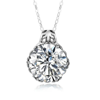 Aquamarine Vintage Gemstone Birthstone Pendant