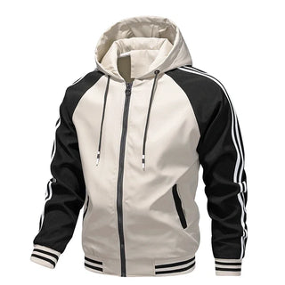 Men's Jacket Autumn Spring Ride High-performance Windbreaker Clothing Motorcycle Jacket Male Motorcycle Coats Windproof Striped