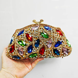 Evening Rhinestone Clutch Party Purse