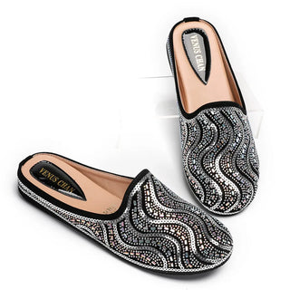 Luxury Italian Ladies  Decorated Slippers