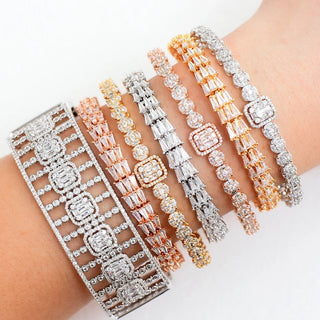 Luxury Wedding Bracelet Zircon Jewelry