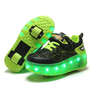 Boys LED Light Roller Shoes
