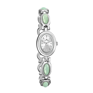 High-End Luxury Women’s Green Jade Quartz Bracelet Watch