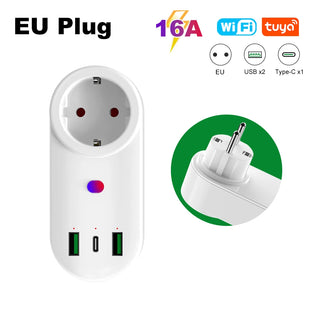 Smart WiFi Voice Control Socket Outlet