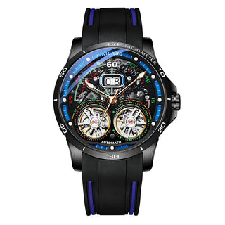 Men's Double Tourbillon Automatic Watch