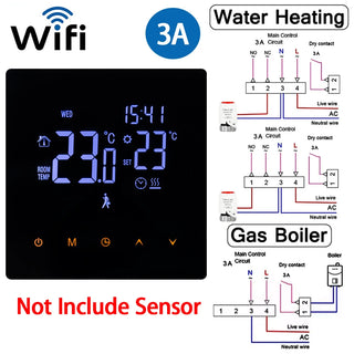 Tuya Smart Home WiFi Heating Thermostat Floor Heating TRV Water Gas Boiler Temperature Thermoregulator for Google Home Alexa