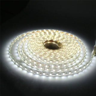 Waterproof LED Strip Light AC 220V 120Leds/m Flexible Tape Lamp Indoor Outdoor Warm Cool White Red Blue Green Pink Home Rope