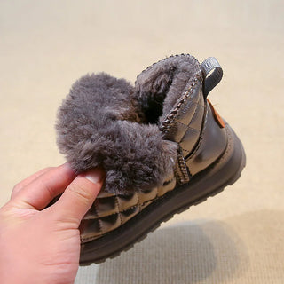 Girls Plush Anti-slip Snow Boots