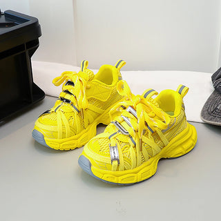 Autumn Sport Shoes For Children 2025 Trend Fashion Teenager Kid's Sneakers Mesh Breathable Outdoor Running Shoes For Kids