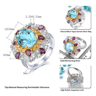 Genuine Original Design Gemstone Ring