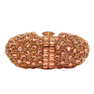 Evening Crystals Bridal Party Clutch Purse