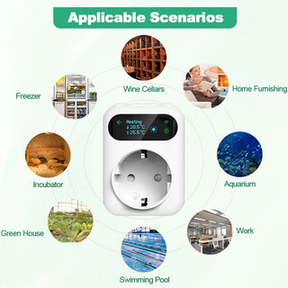 Smart Voice Control Thermostat Plug Outlet