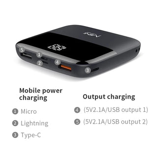 Mini Portable Mobile Power Bank