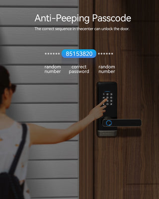 Smart Keyless Fingerprint Entry Door Lock