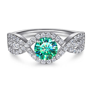 Genuine Vintage Diamond Moissanite Ring